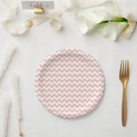 Chevron Zig Zag Pattern Sand Rose White Scandi