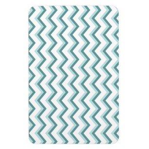 Chevron ZigZag Pattern in Mint Green Magnet