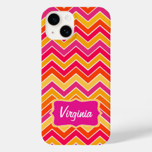 Chevron zigzag pattern mulit-coloured  Case-Mate iPhone 14 case