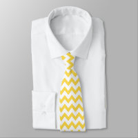 Chevron ZigZag Pattern Mustard Yellow White Chic  