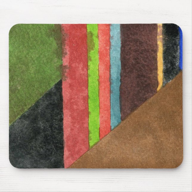 "Chevrons" Abstract Design Mousepad (Front)