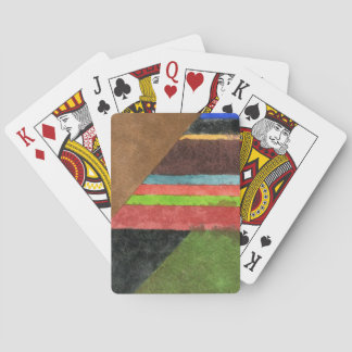 "Chevrons" Abstract Design Ping Pong Paddle Playing Cards