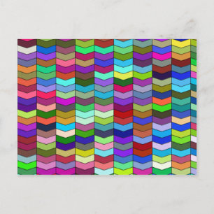 Chevrons Postcard