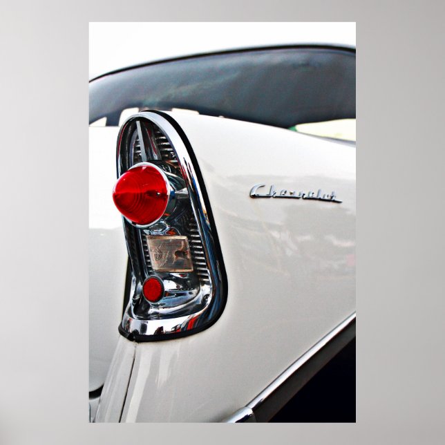 Chevy Bel Air 56 tail light Poster (Front)