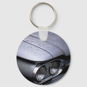 Chevy Corvair button Key Ring