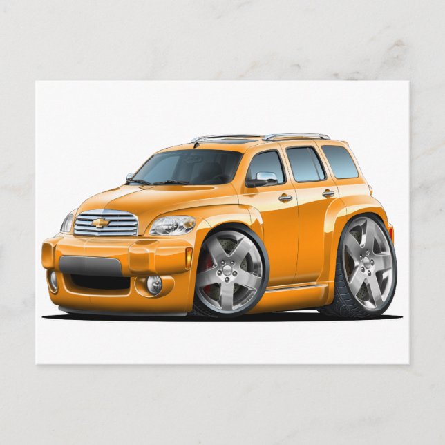Chevy HHR Orange Truck Postcard (Front)