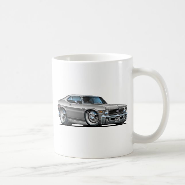 Chevy Nova Silver Car Coffee Mug (Right)