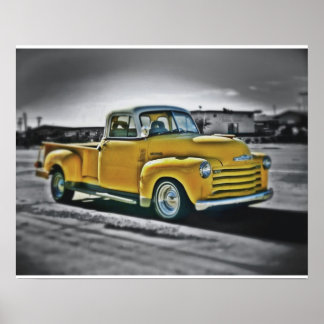 Chevy Pick Up Poster