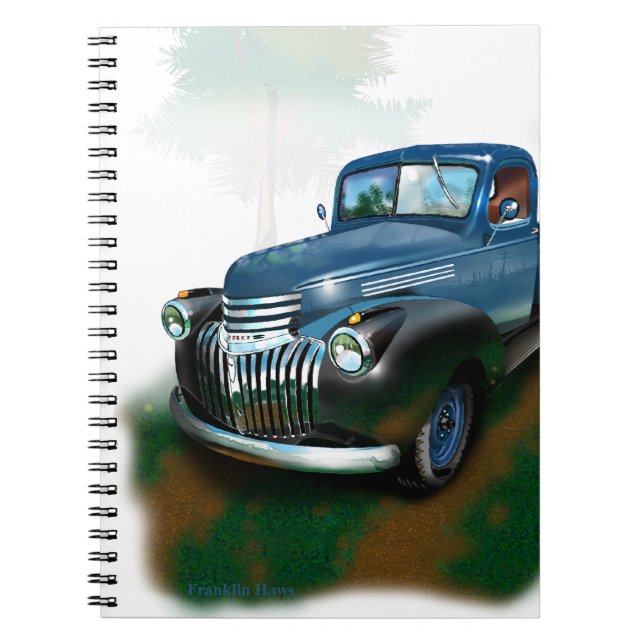 Chevy Pickup Spiral Notebook (Front)