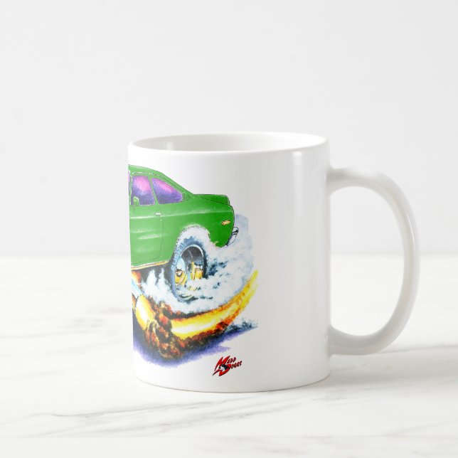 Chevy Vega Green Car Coffee Mug (Right)