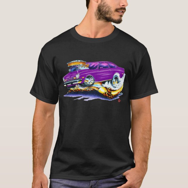 Chevy Vega Purple Car T-Shirt (Front)