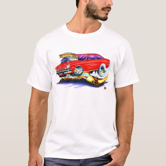 Chevy Vega Red Car T-Shirt (Front)