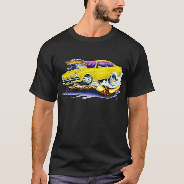 Chevy Vega Yellow Car T-Shirt (Front)