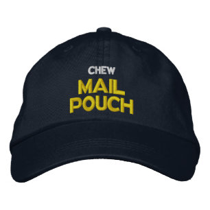 Chew Mail Pouch Embroidered Hat