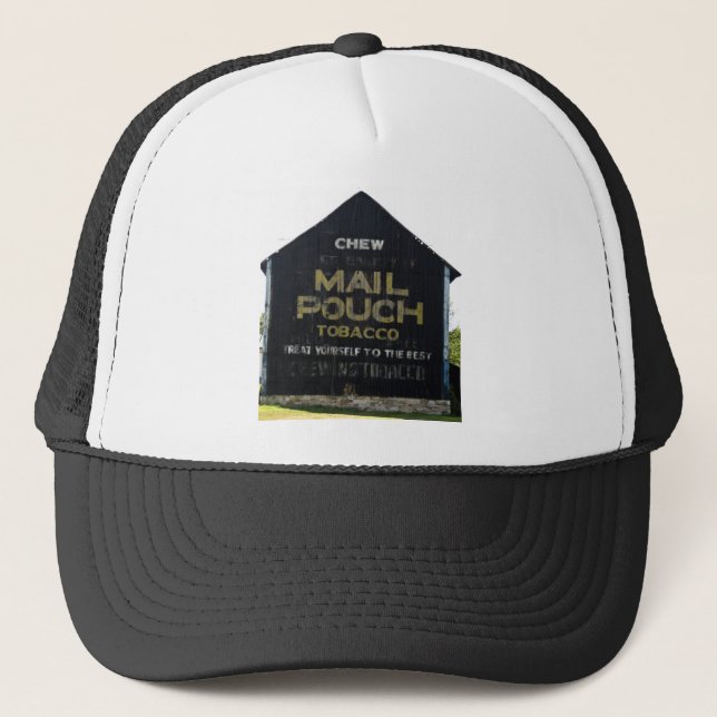 Chew Mail Pouch Tobacco Barn - Original Photo Trucker Hat (Front)