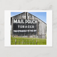 Chew Mail Pouch Tobacco, Old Barn