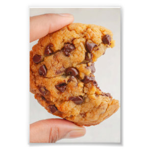 Chewy Peanut Butter Chocolate Cookie Bite Photo Print