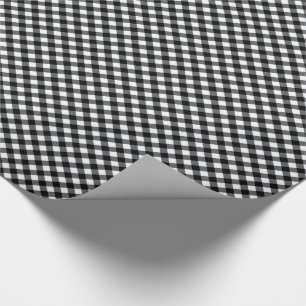 CHEX 12 BLACK-WHITE-GIFT WRAPPING PAPER