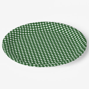 CHEX 16-CHRISTMAS GREEN-PAPER PLATES