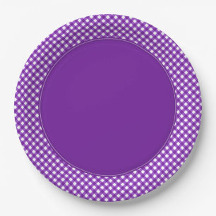 CHEX 18-DARK PURPLE-PAPER PLATES-2 PAPER PLATE