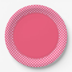 CHEX 1-PINK-PAPER PLATES-2 PAPER PLATE