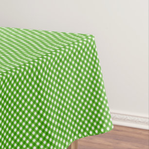 CHEX 2-GREEN-COTTON TABLECLOTH 52x70in