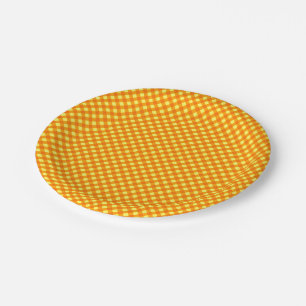CHEX 3-ORANGE YELLOW-PAPER PLATES