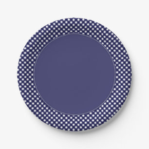 CHEX 4-DARK BLUE-PAPER PLATES-3 PAPER PLATE