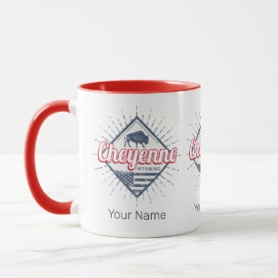 Cheyenne City Wyoming United States Vintage USA Mug