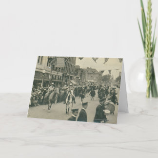 Cheyenne Frontier Days parade. Card