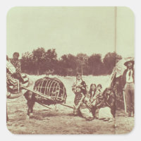 Cheyenne Indians on the Move, 1878 (b/w photo)