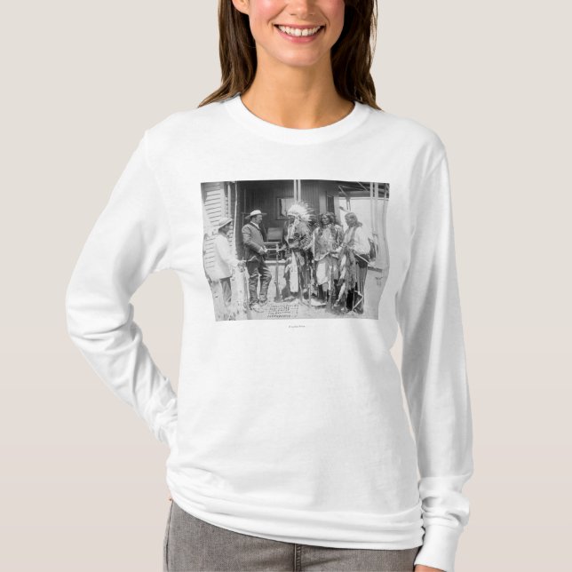 Cheyenne Men Converse with White T-Shirt (Front)