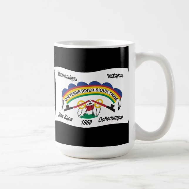 Cheyenne River Sioux Flag Mug (Right)