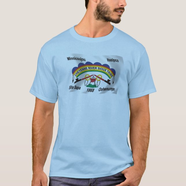 Cheyenne River Sioux Flag Shirt (Front)