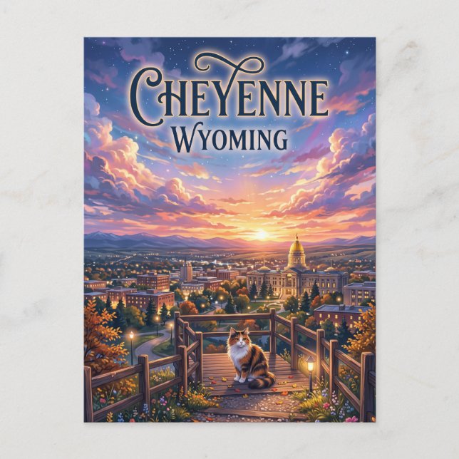 Cheyenne USA Postcard (Front)