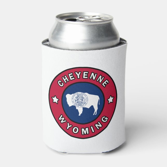 Cheyenne Wyoming Can Cooler (Can Front)