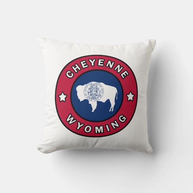 Cheyenne Wyoming Cushion (Front)