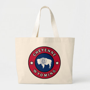 Cheyenne Wyoming Large Tote Bag