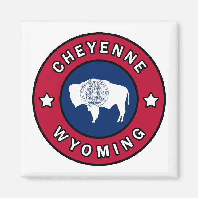 Cheyenne Wyoming Magnet (Front)
