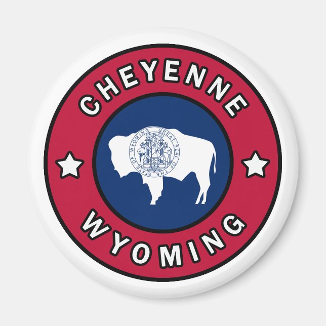 Cheyenne Wyoming Magnet (Front)