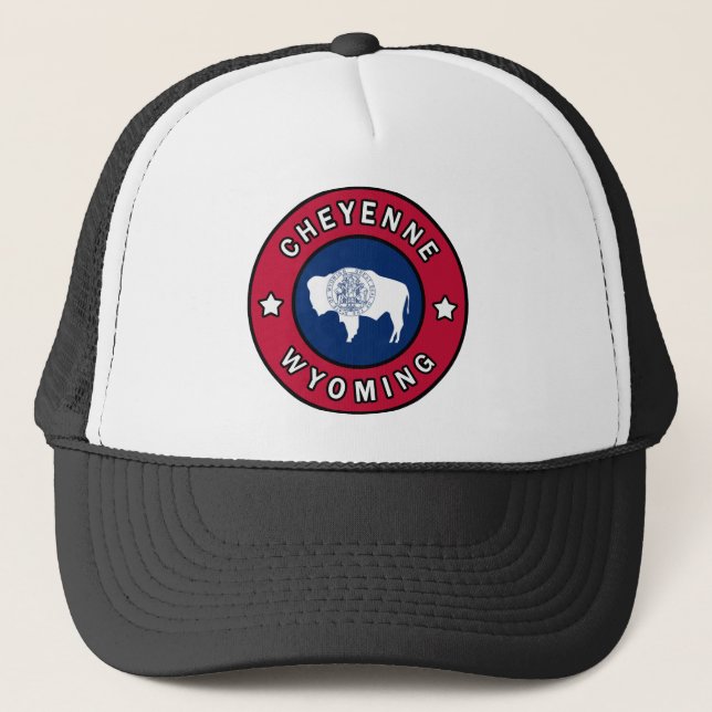 Cheyenne Wyoming Trucker Hat (Front)