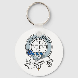 Cheyne Clan Badge Key Ring