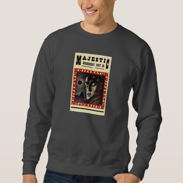 CHFU grey Nosferatu sweatshirt (Front)