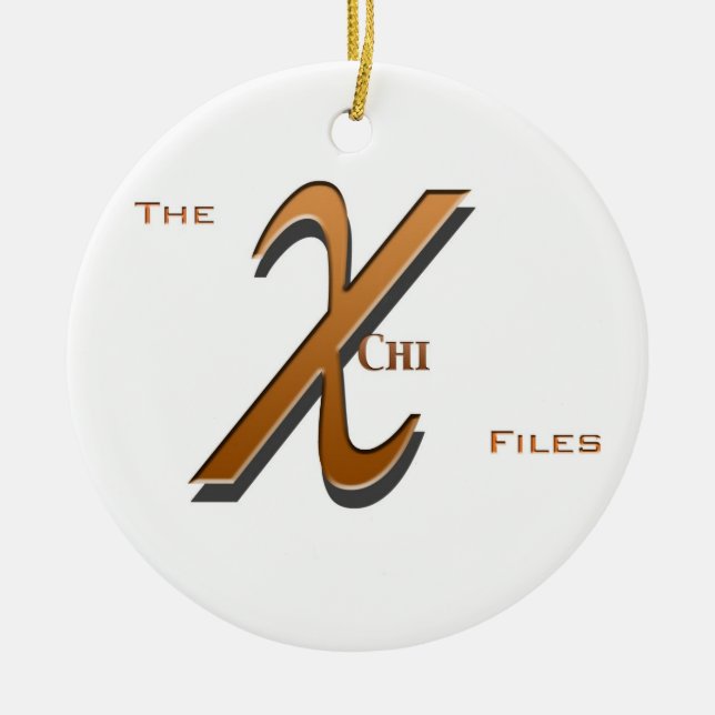 Chi Files Ornament (Front)