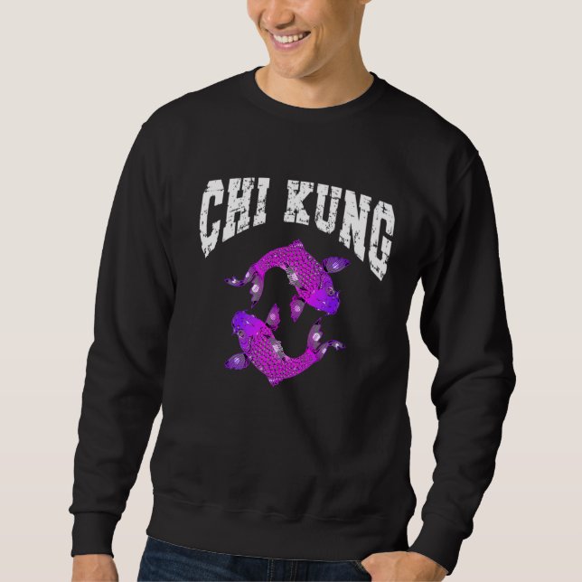 Chi Kung Chinese Healing Exercise With Chikung Yin Sweatshirt (Front)