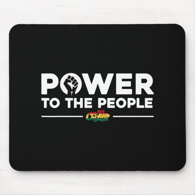 Chi-lites - Power To The People (juneteenth Editio Mouse Pad (Front)