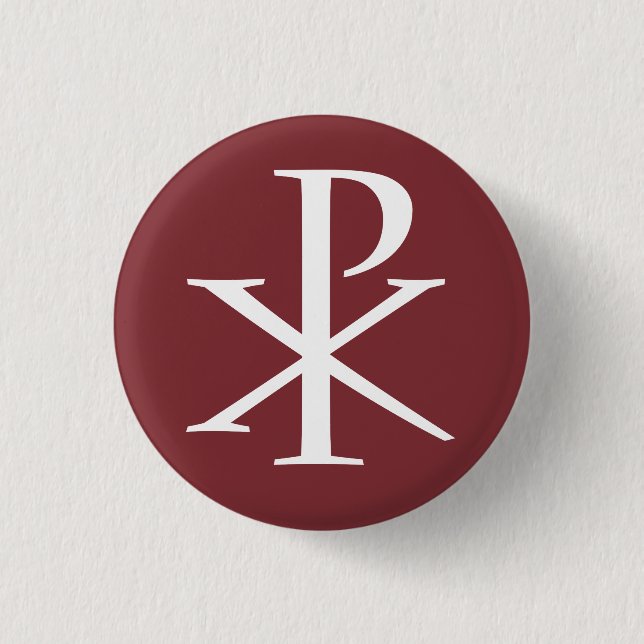 Chi Rho Button (Front)