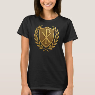Chi Rho Christian Catholic Symbols T-Shirt
