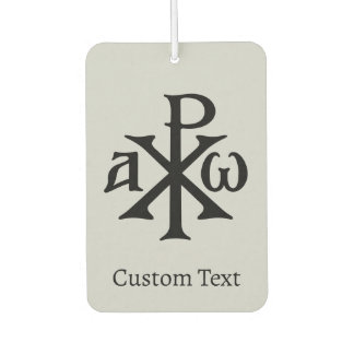 Chi Rho Christogram Car Air Freshener
