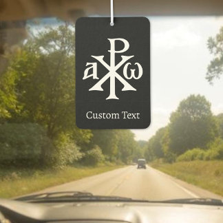 Chi Rho Christogram Car Air Freshener